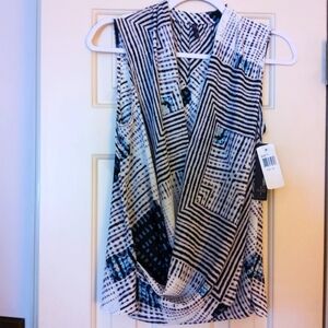 Not Your Daughter's Jeans Sleeveless Printed Top NWT